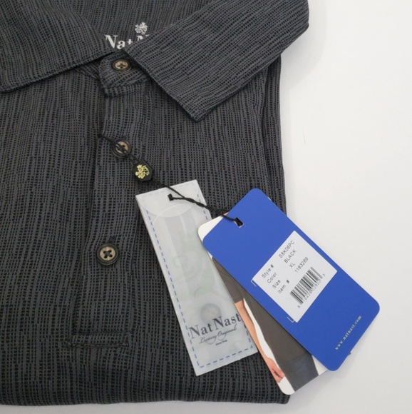 Nat Nast Luxury Mens Polo Shirts Short Sleeve - Picture 7 of 8